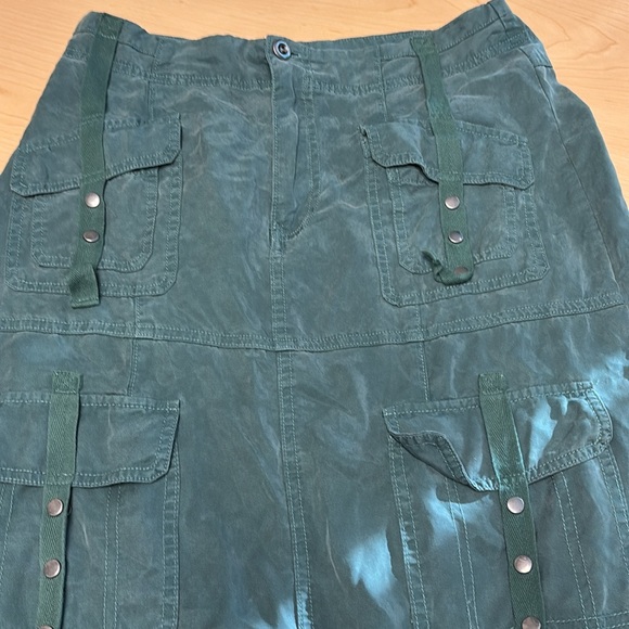 Free People Dark Green Maxi skirt - Picture 2 of 4